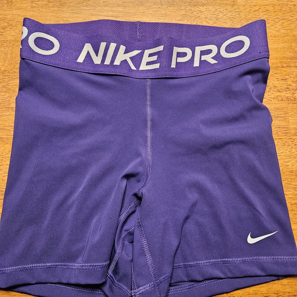 Nike Pro Deep Purple Athletic Shorts